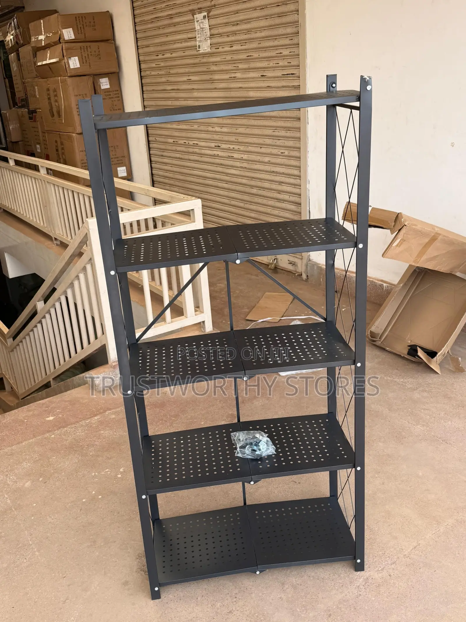 5layers Black Foldable Kitchen Organizer