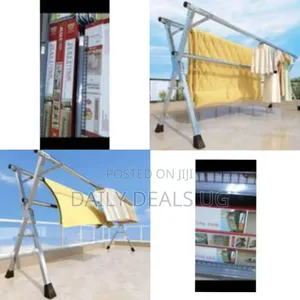 Outdoor Clothes Foldable Laundry Drying Rack, Portable Free-Standing