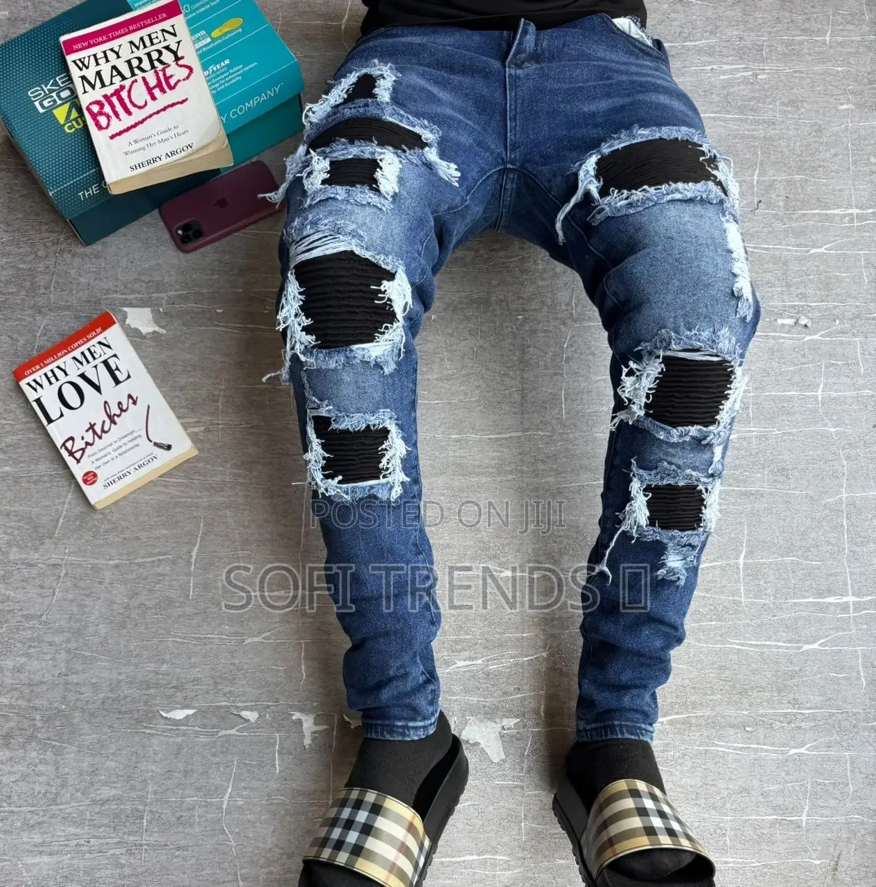 Gent’S Damage Jeans