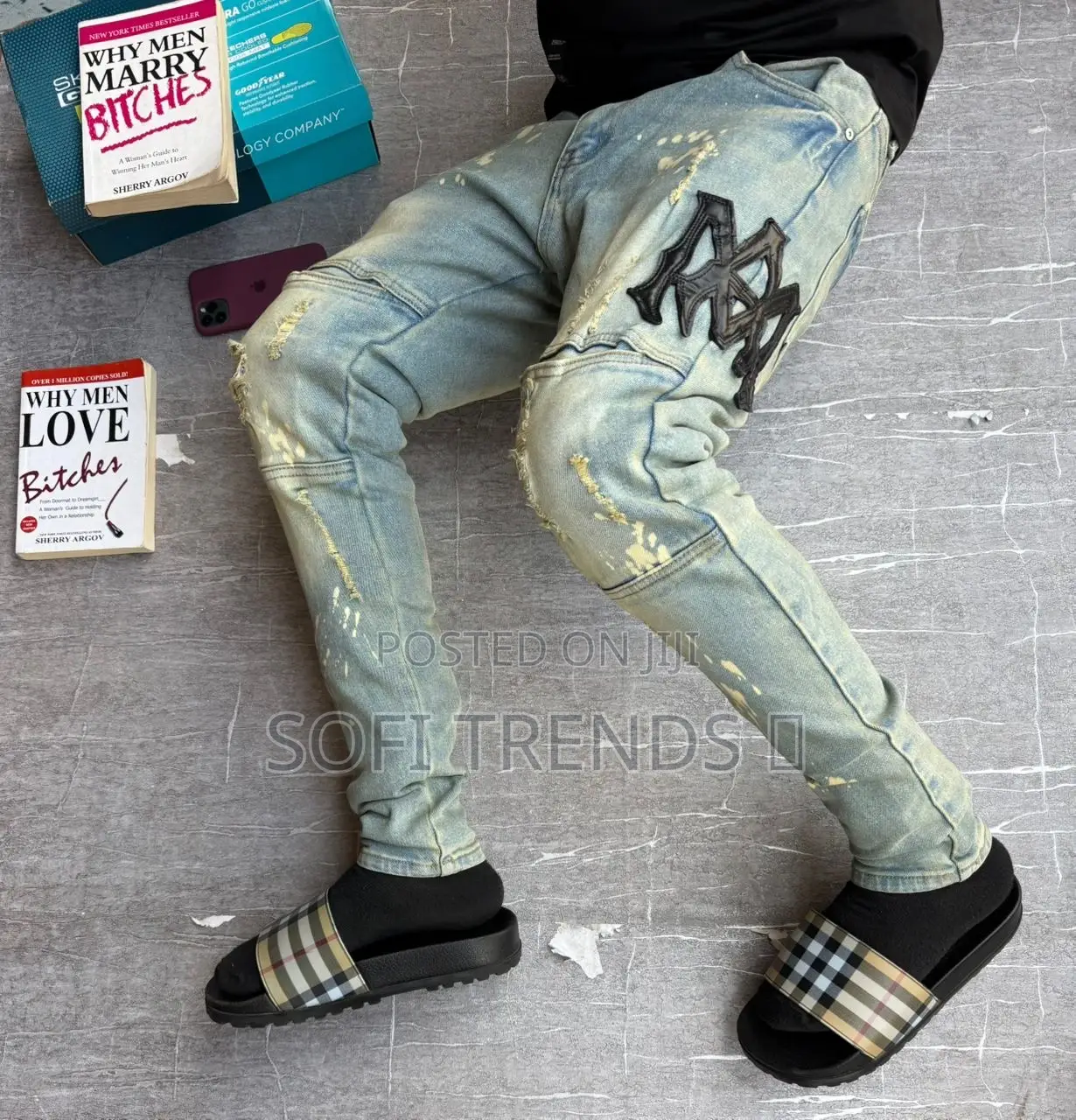 Gent’S Damage Jeans