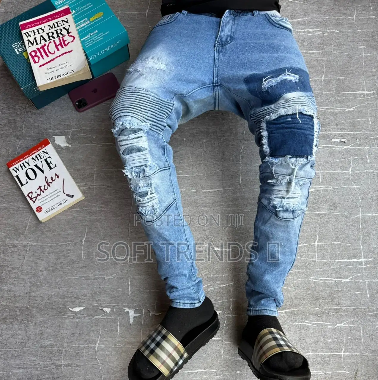 Gent’S Damage Jeans