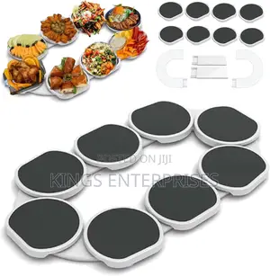 8pcs Rotating Dining Table Tray
