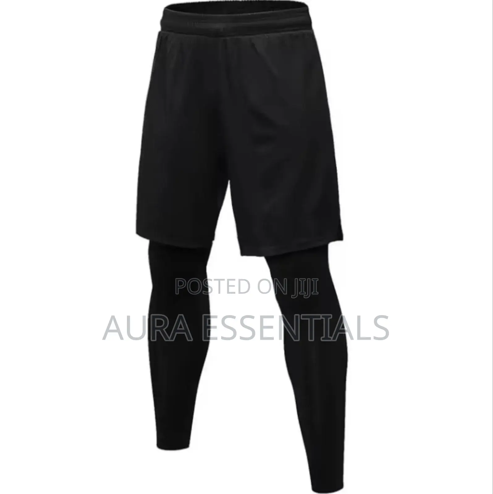 2in1 Men and Women Tights and Shorts Exercise or Gym Wear