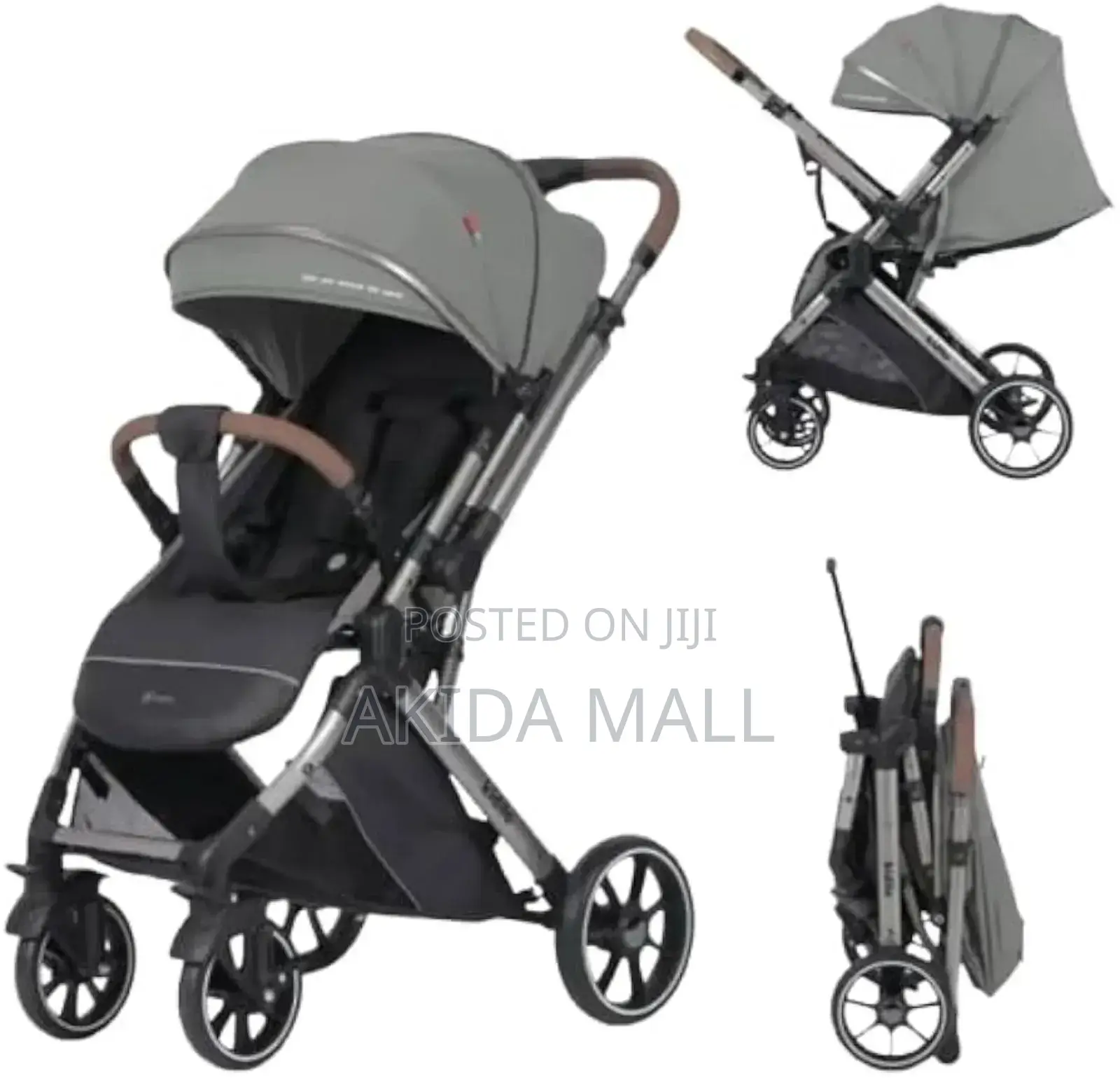 6n1 Lightweight Convertible Infant Stroller With Large Basket