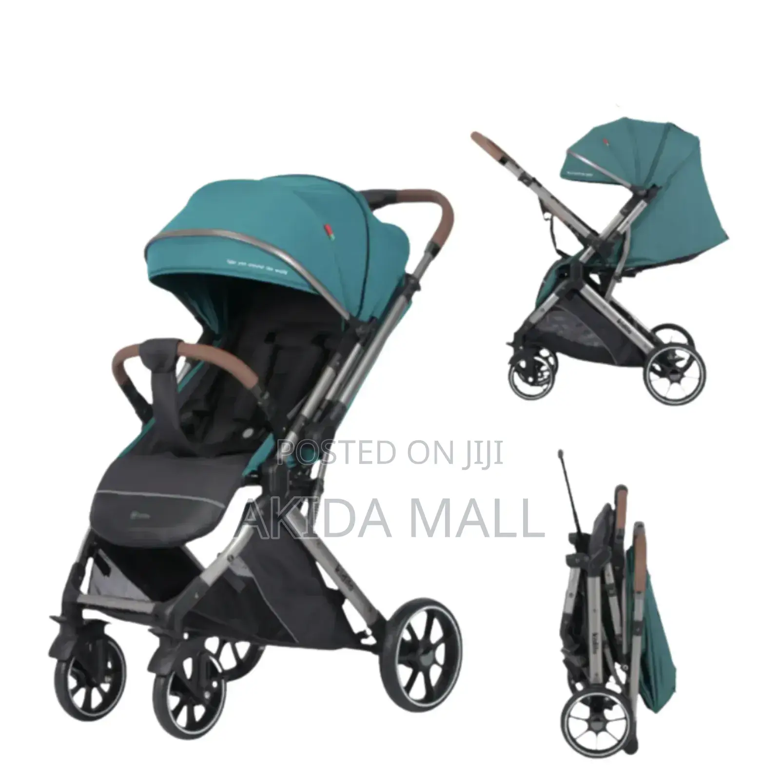 6n1 Lightweight Convertible Infant Stroller With Large Basket