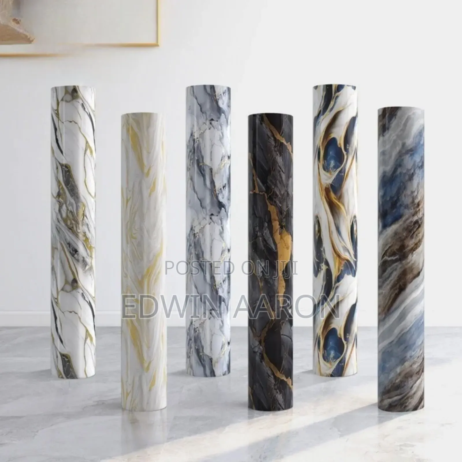 1 Roll of Marble Wallpaper 1.2m X 3m