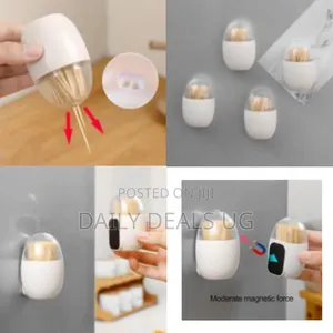 1 Piece of Magnetic Toothpick Holder, Toothpick Storage Box Large