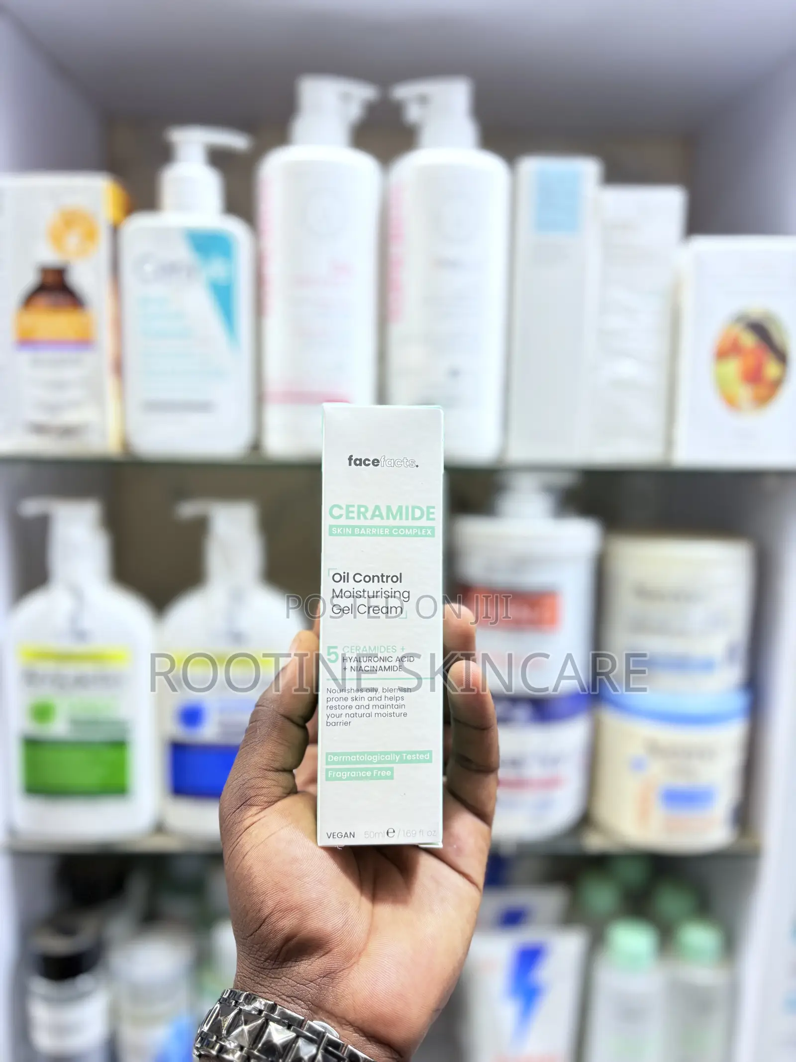 Face Facts Ceramide Oil Control Moisturizing Gel Cream 50mls