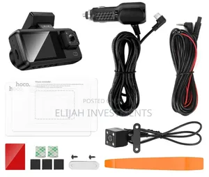 Hoco. Dv15 Tri-Channel Driving Recorder (Dash Cam).