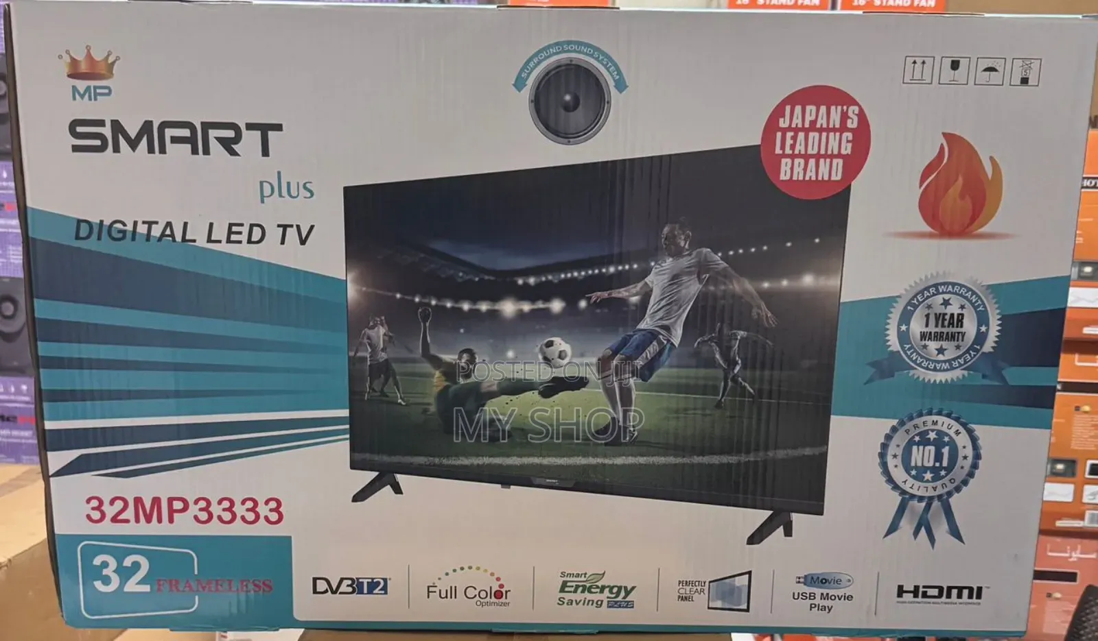 Smart Plus 32′′ Flameless Full Hd Digital Led Tv.