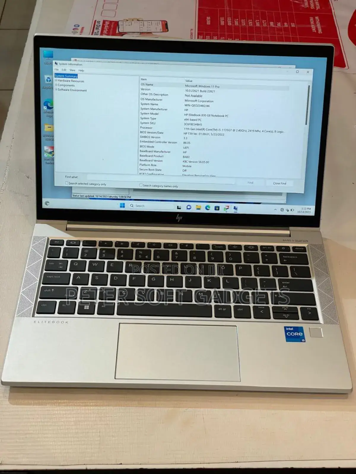 New Laptop HP EliteBook 830 G8 16GB Intel Core I5 SSD 512GB