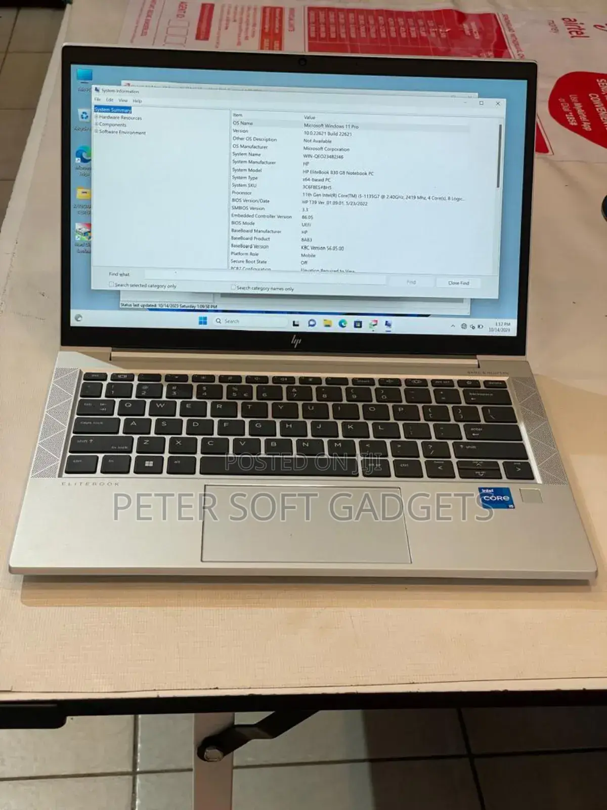 New Laptop HP EliteBook 830 G8 16GB Intel Core I5 SSD 512GB