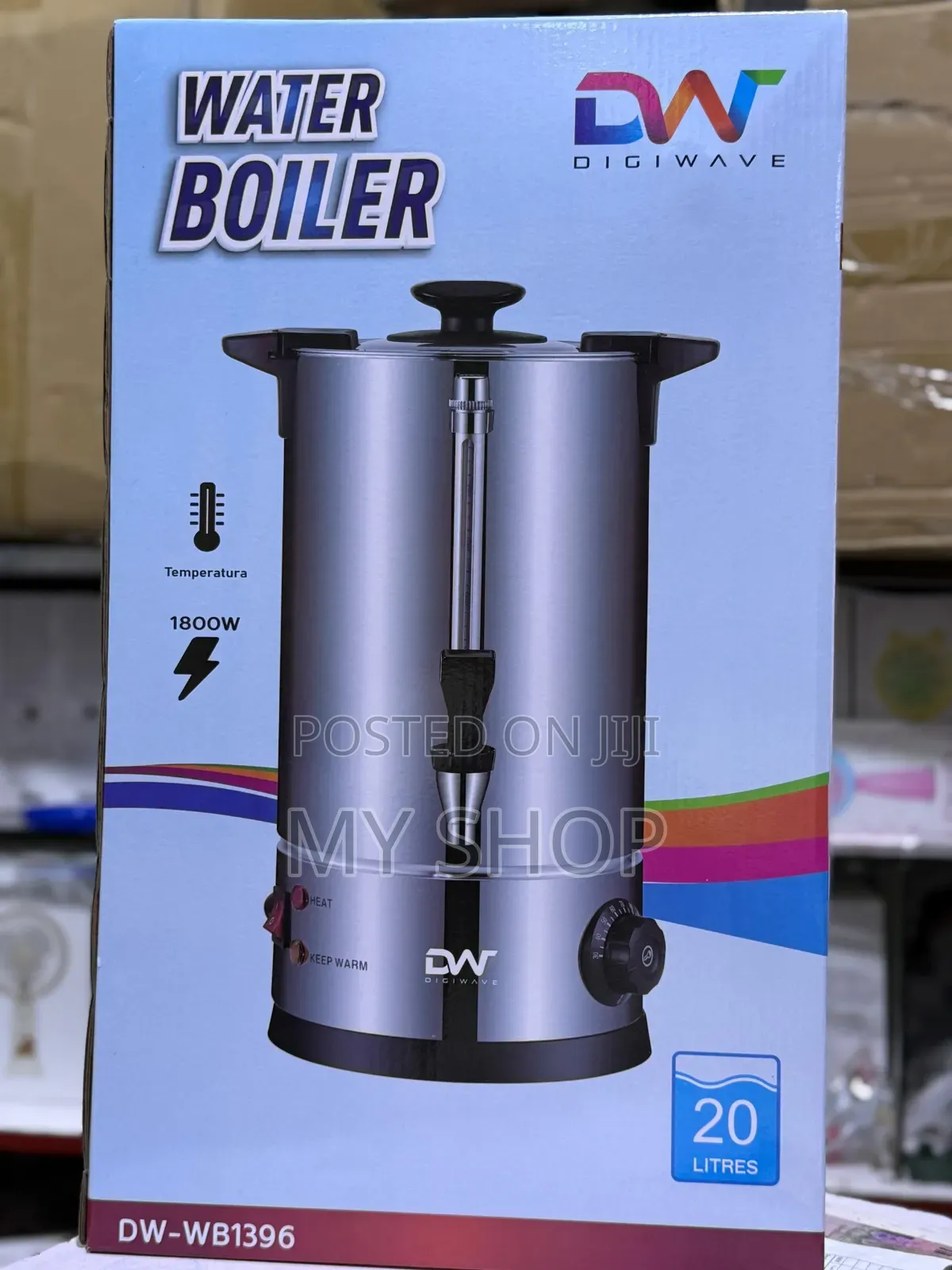 Digiwave 20l Stainless Steel Commercial Water Boiler Dw-Wb1396