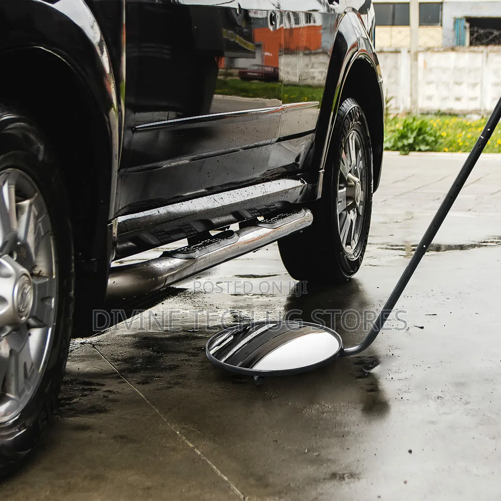 Under Vehicle Search Mirror With Led Light Torch(12 Inches)