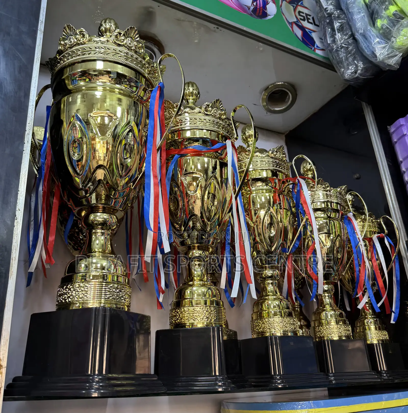 Soccer Trophy Set of 5pcs