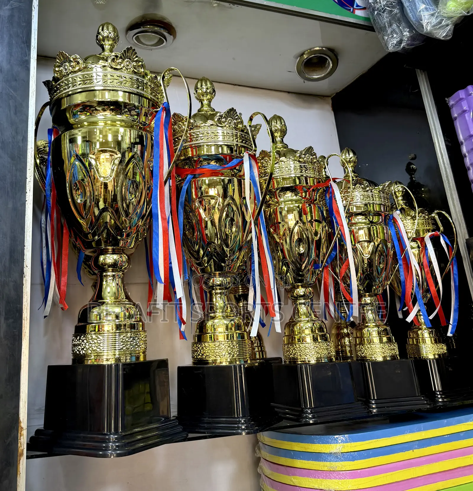 Soccer Trophy Set of 5pcs