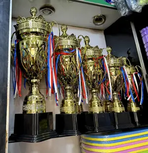 Soccer Trophy Set of 5pcs