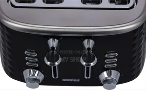 Geepas 4 Slice Bread Toaster Gbt36537