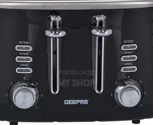 Geepas 4 Slice Bread Toaster Gbt36537