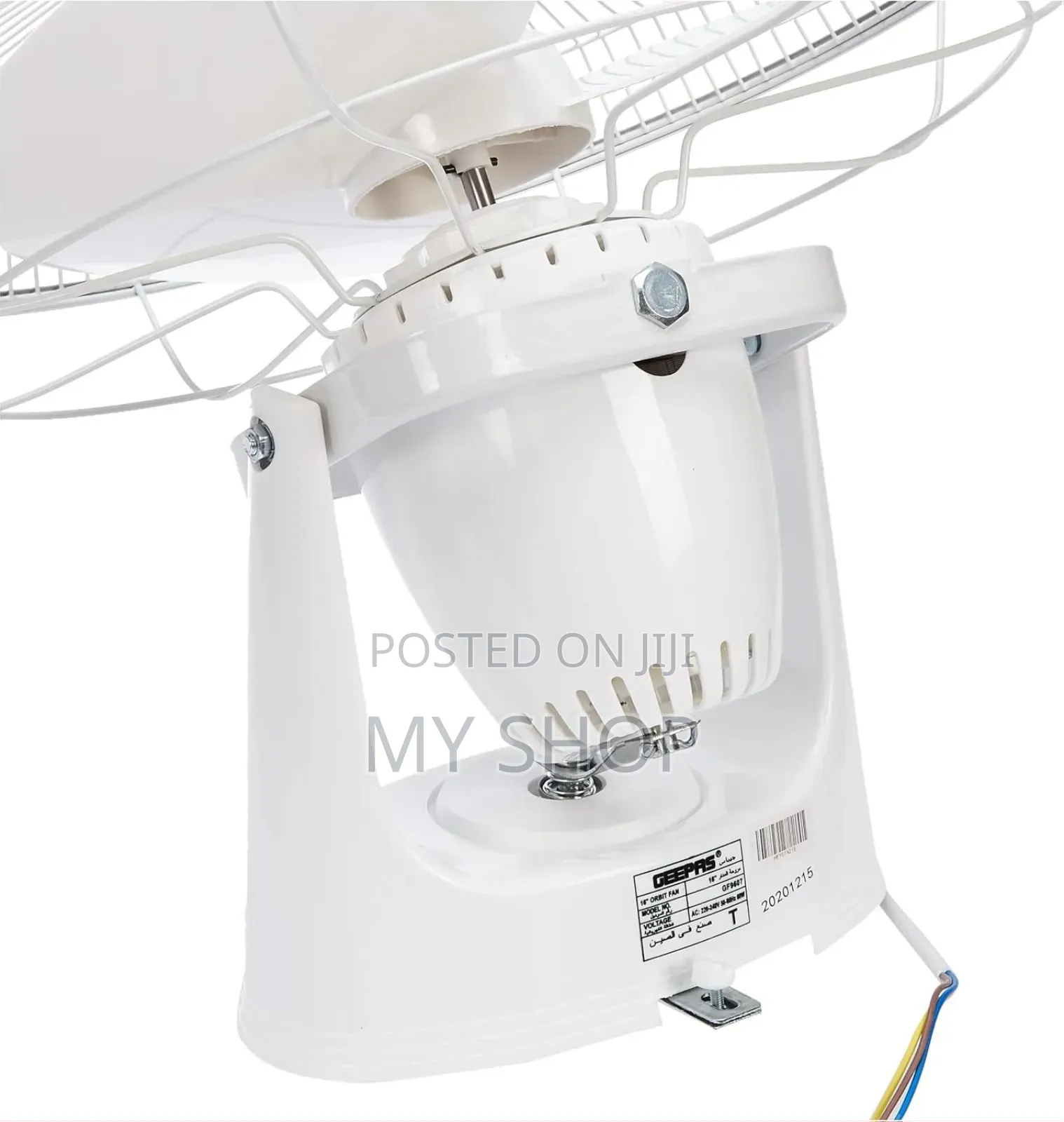 Geepas Orbit Ceiling Fan, White, Gf9607