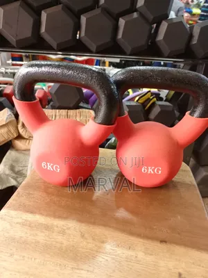 A Pair of 6kg Kettlebell