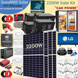 2200w Power Nation Solar System Full Kit
