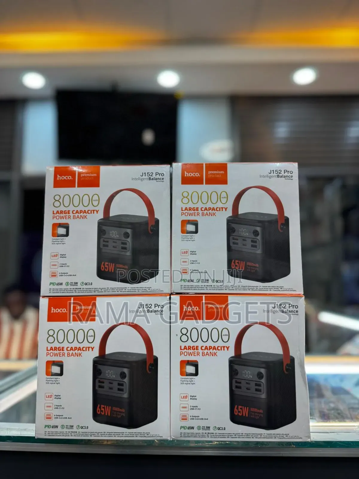 Hoco Large Capacity Power Bank 80000mah