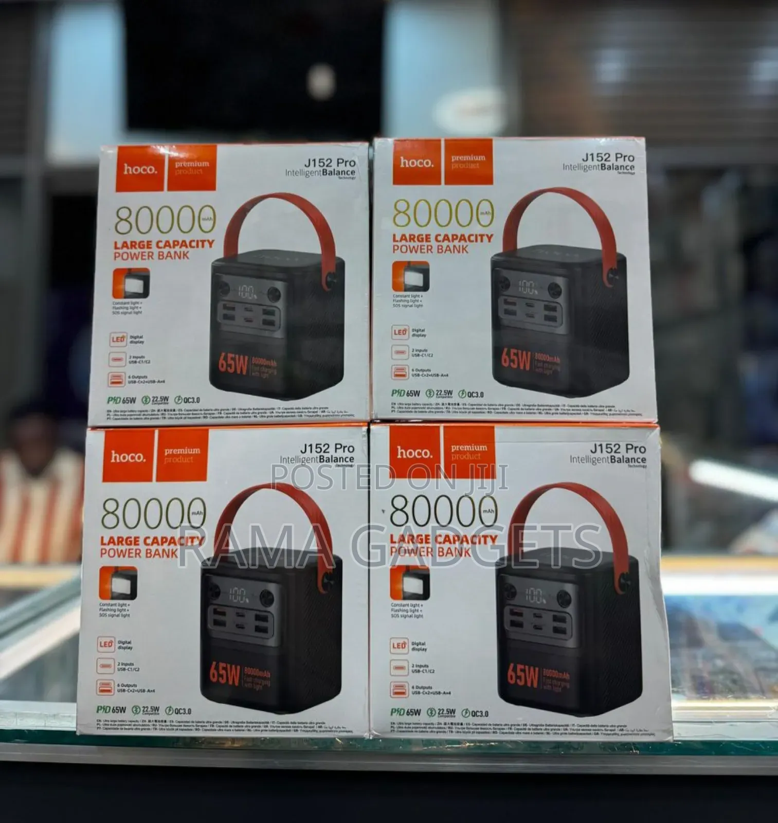 Hoco Large Capacity Power Bank 80000mah