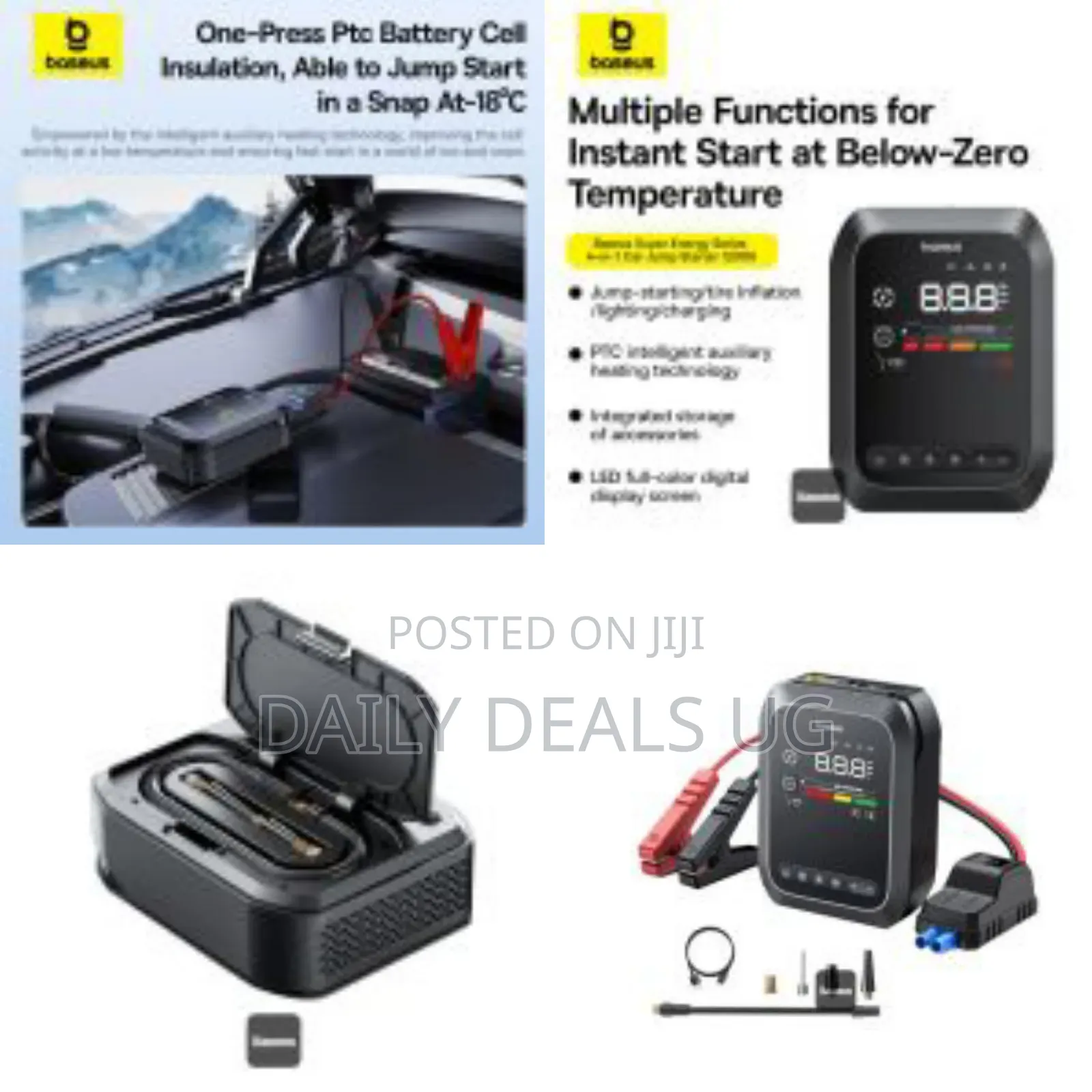 Baseus Primetrip Series Super Energy 4in1 Car Jump Starter 1200a