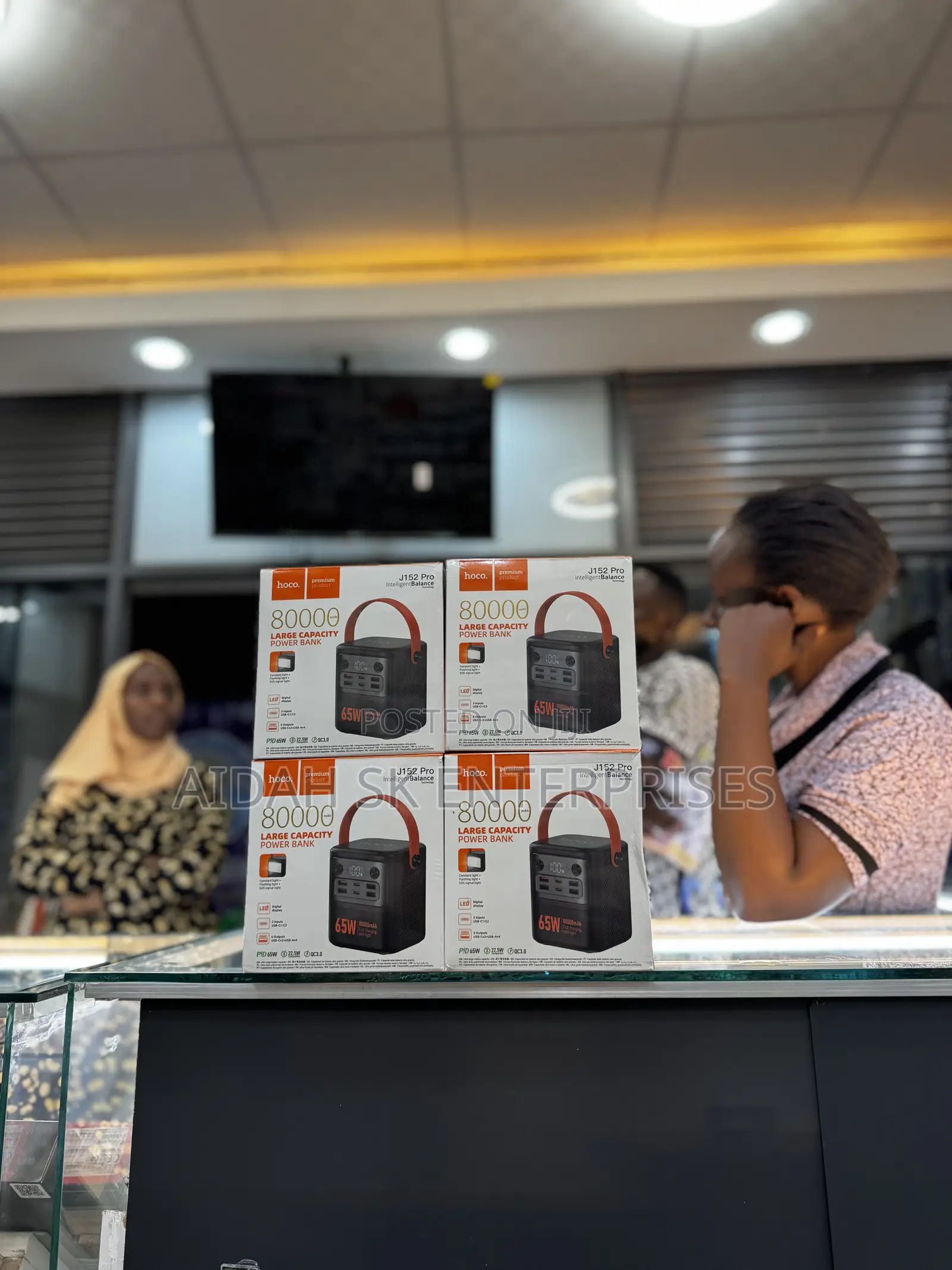 Hoco Pro Power Bank 80000mah 65w Fast Charging
