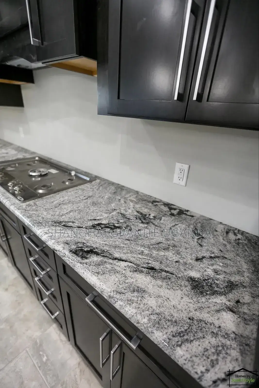 Viscon White Kitchen Countertop Finishing