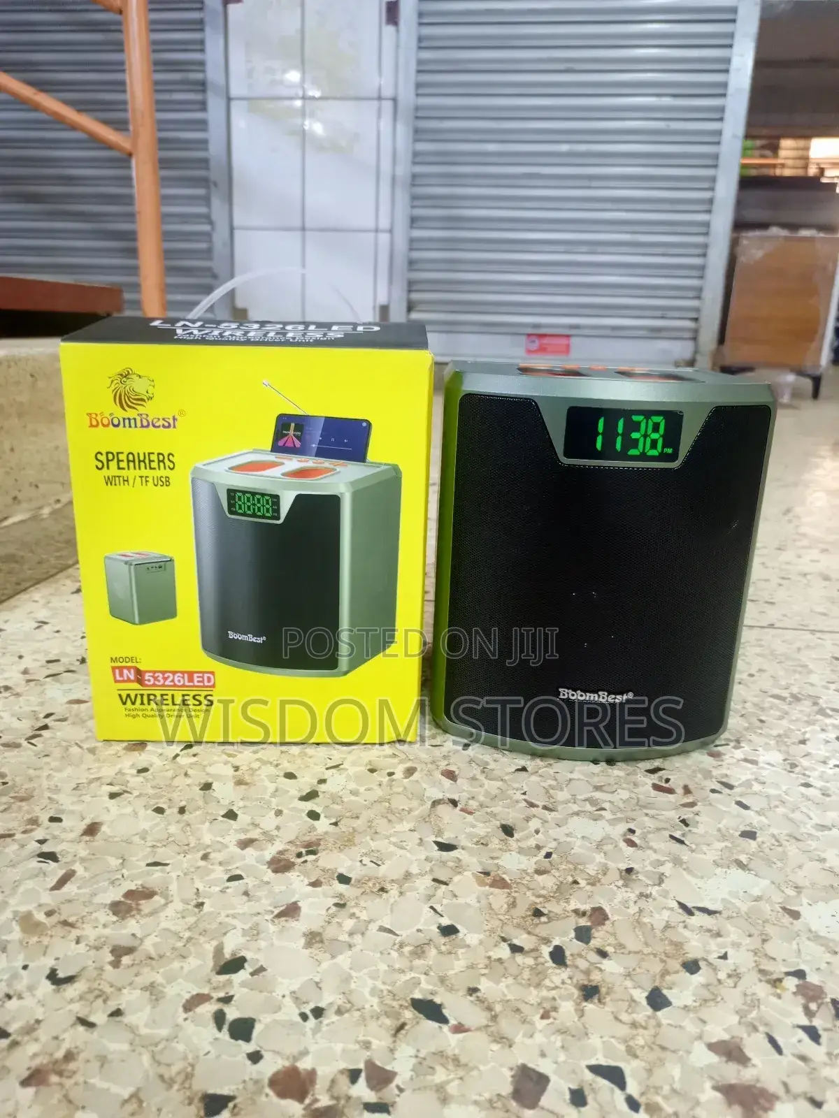 Boombest 5326led Wireless Bluetooth Speaker.