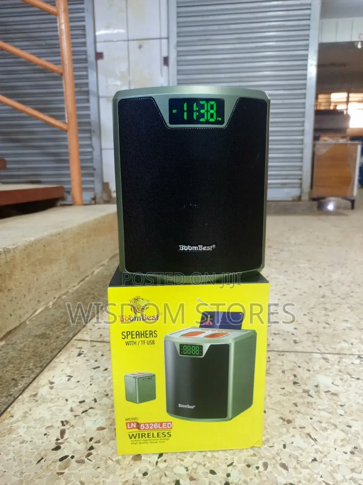 Boombest 5326led Wireless Bluetooth Speaker.