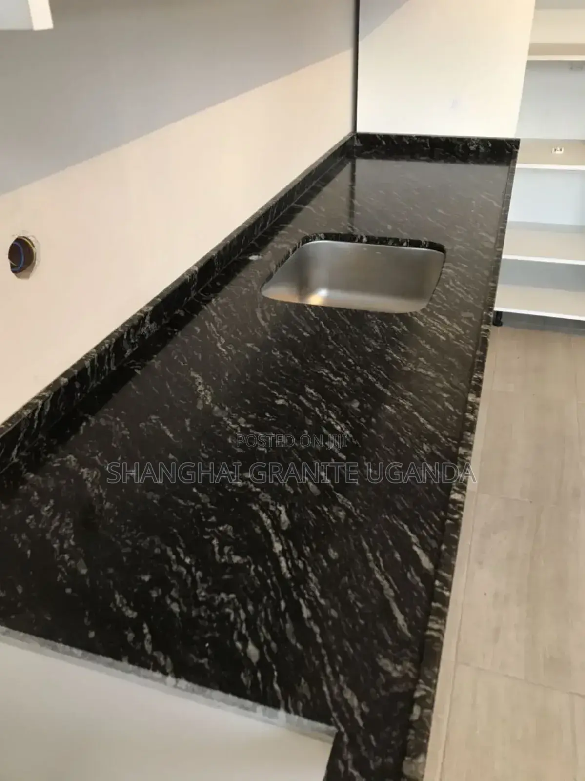 Forest Black Granite Kitchen Worktop