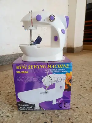 Portable Sewing Machine Adjustable 2-Speed Double Thread + Foot Pedal