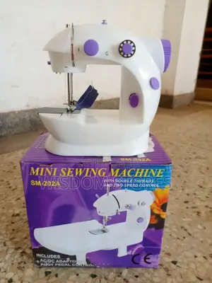 Portable Sewing Machine Adjustable 2-Speed Double Thread + Foot Pedal