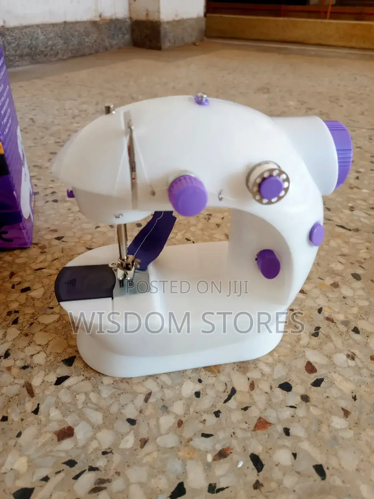 Portable Sewing Machine Adjustable 2-Speed Double Thread + Foot Pedal