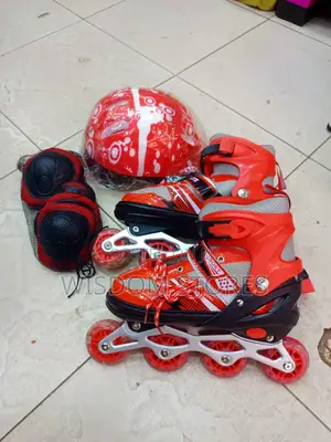 Adjustable Inline Skates With All Light Up Wheels