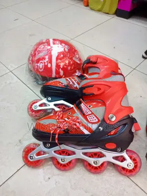 Adjustable Inline Skates With All Light Up Wheels