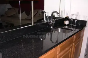 Black Galaxy Kitchen Worktop Finishing