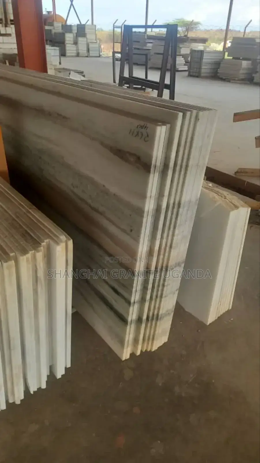 Africa White Marble Cloudy