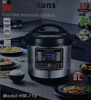 Hoffmans 8l / 8 L Iters Electric Multifunction Pressure Cooker