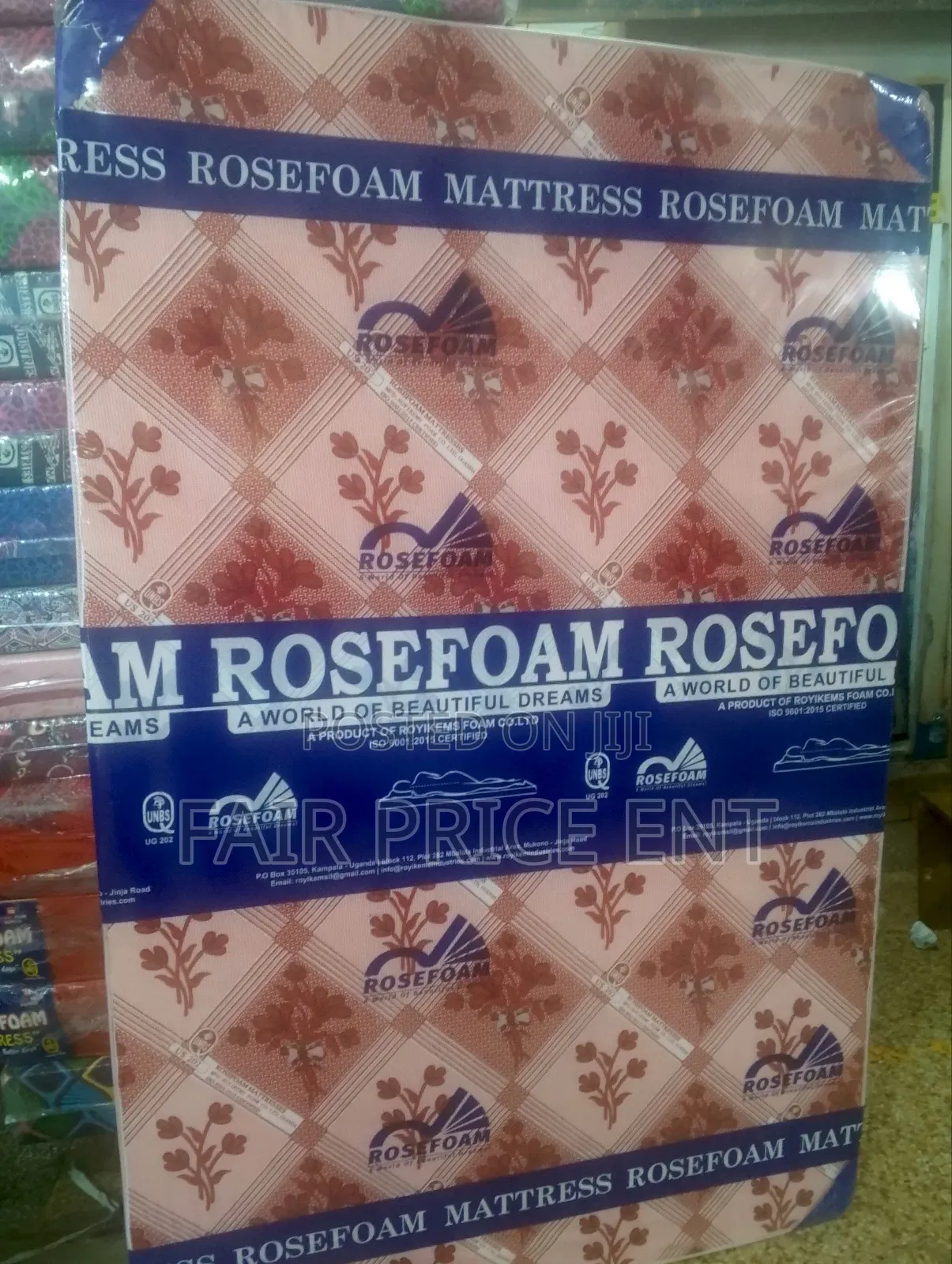 Rosefoam Mattress Super Deluxe.4*6*6inches.( Pink)