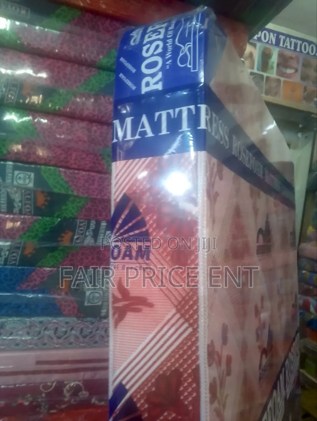 Rosefoam Mattress Super Deluxe.4*6*6inches.( Pink)