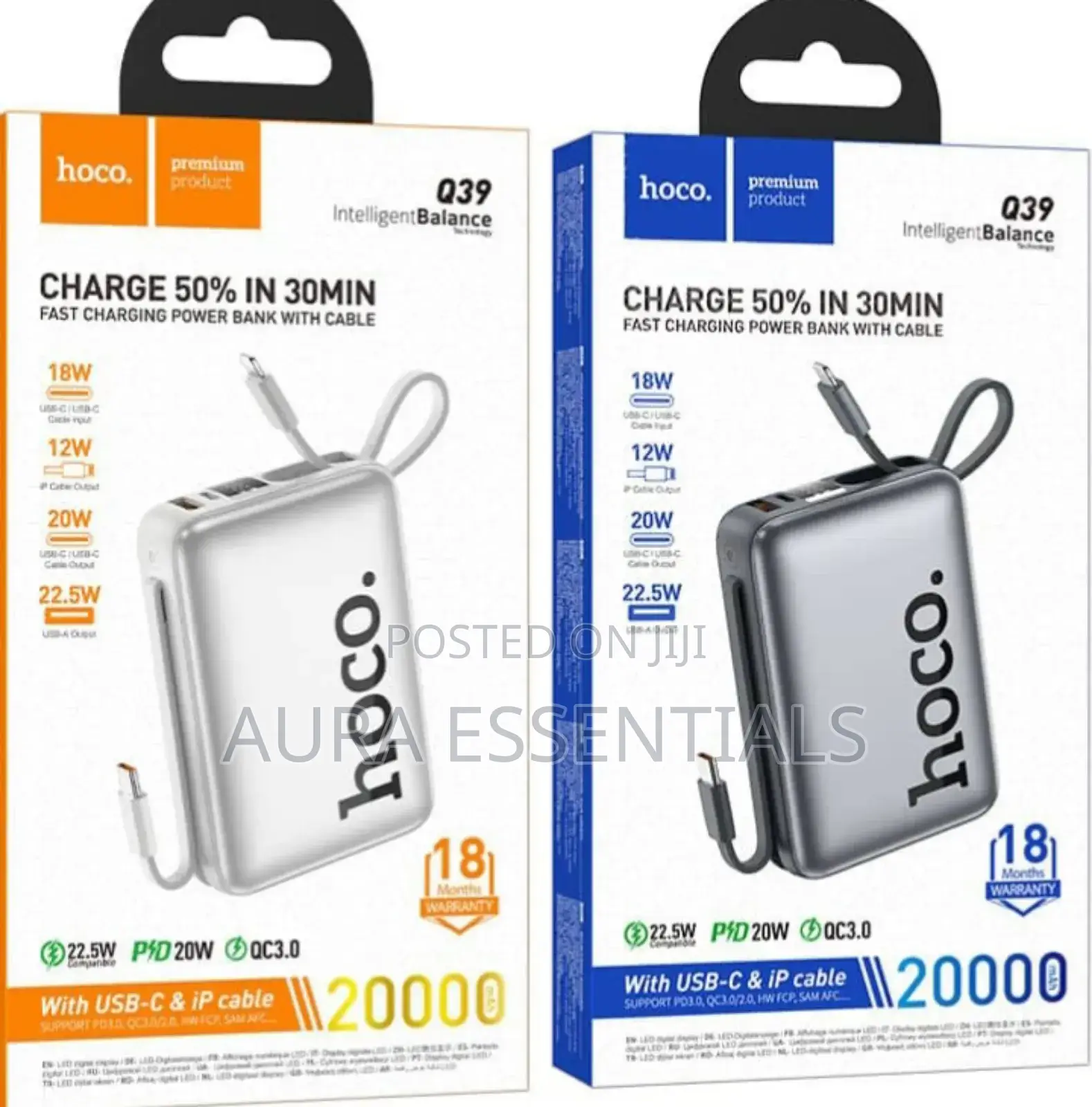 Hoco Q39 Eminente 20000mah Power Bank