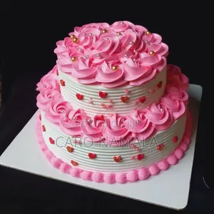 Two Tire Pink Cake