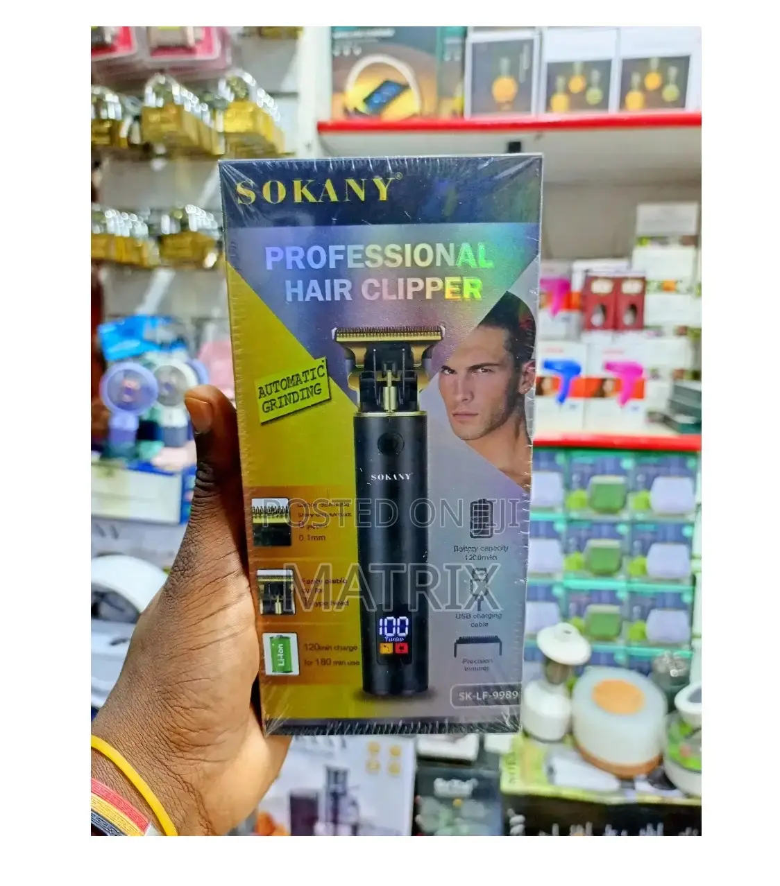 Sokany Professional Hair Clipper, Model Number Sk-Lf-9989.