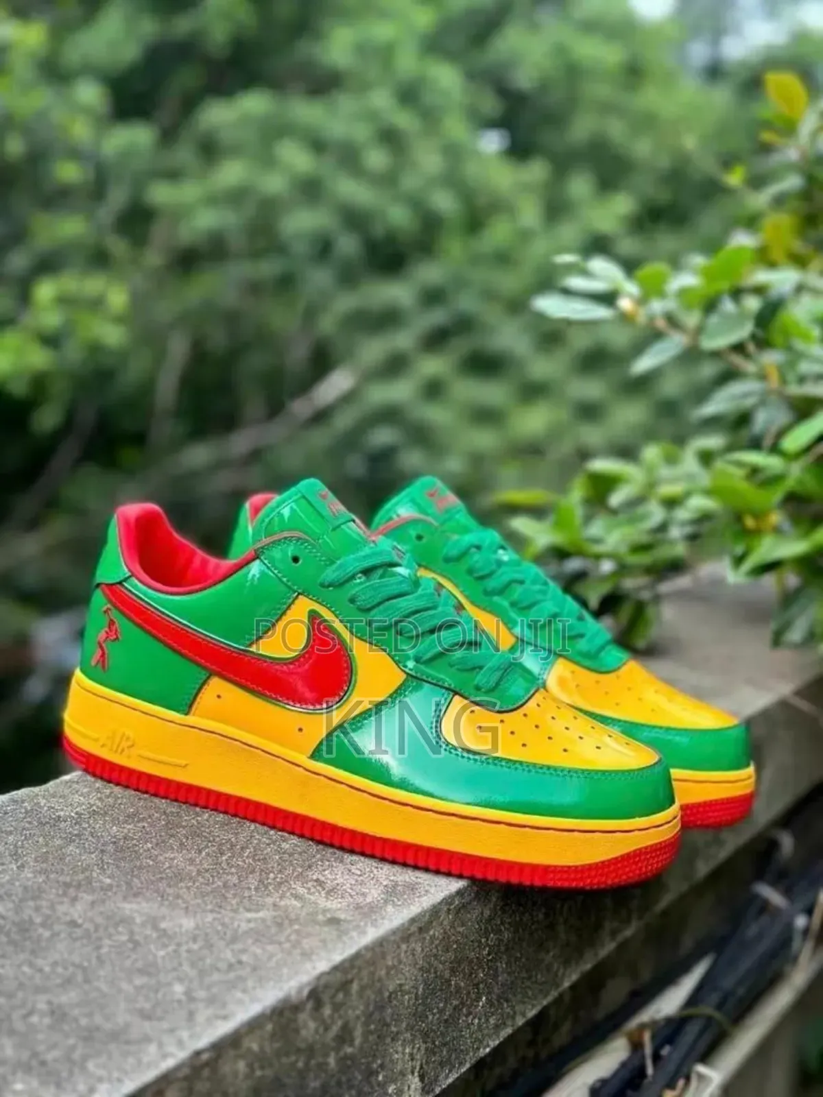 Nike Air Force 1 Low Lil Yachty Concrete Boys Lucky Green Sneaker.