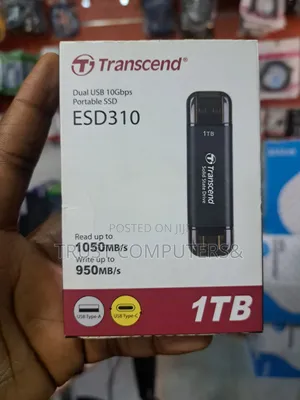 1tb SSD Flash Transcend Portable