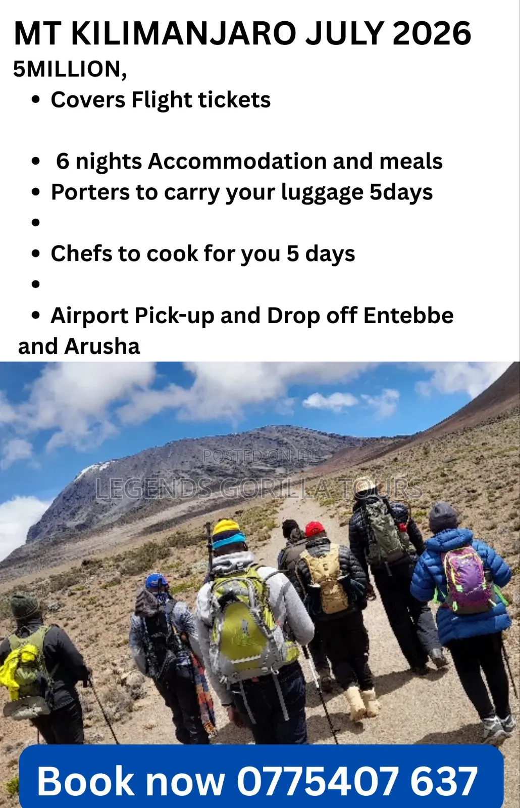 Mt Kilimanjaro Hiking Tour
